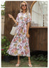 Boho Long Skirt Ruffle Design Maxi Dress Mia